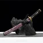 Amethyst Skyblade Katana with Damascus steel blade