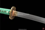 Handcrafted Damascus steel samurai katana