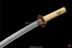 Damascus steel katana for display and practice