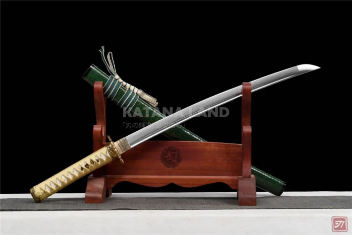 High-quality Damascus steel katana for collectors