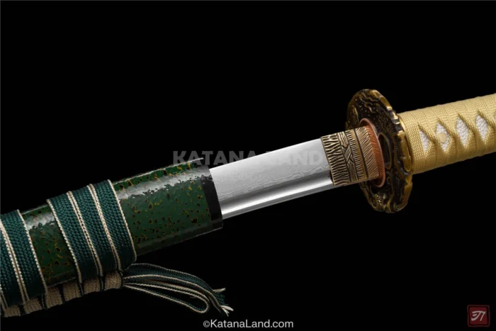 Shinmura no Kaze katana with striking green color