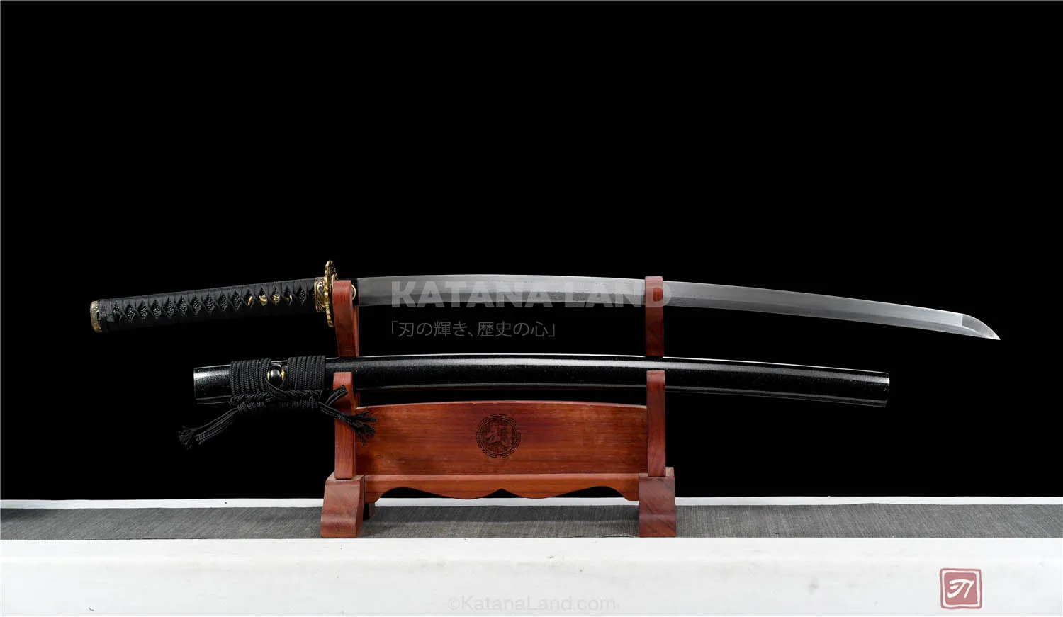 Black Japanese katana for sale