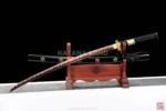 Black Hamon Katana Sword