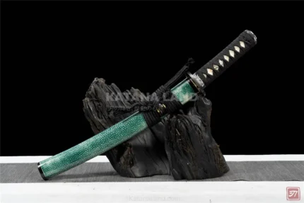 Shishi no Ken katana with Damascus steel blade