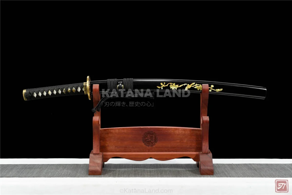 Jade Blade Katana with Damascus steel blade