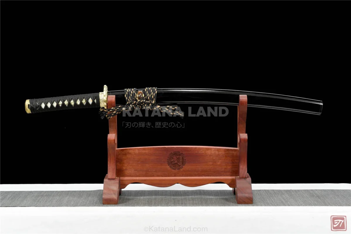 Yurei Tachi - Black Damascus Steel Katana