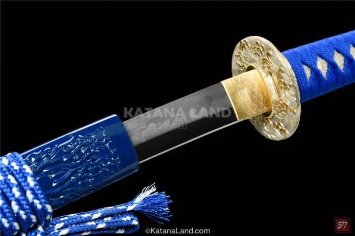 Seiryu no Kami katana with stunning blue color