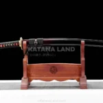 Crimson Katana with Damascus steel blade