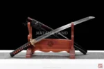 Elegant black katana for collectors