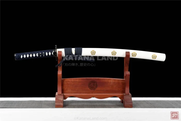 Azure Tale Samurai Katana with Manganese Blade