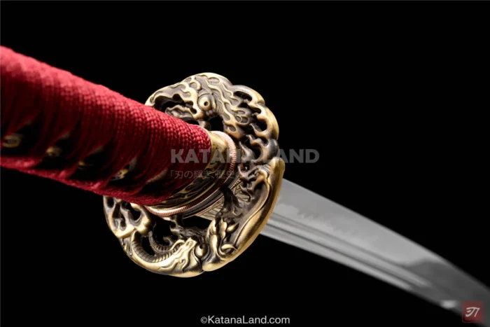 Decorative Hamon on Inferno Katana