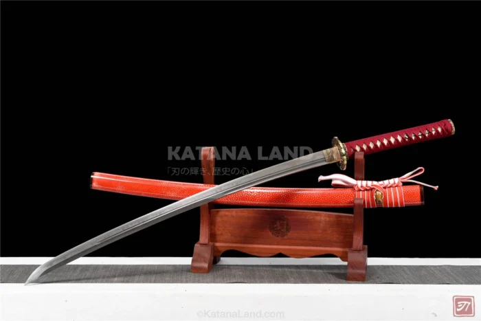 Hamon Finish on Inferno Katana Sword