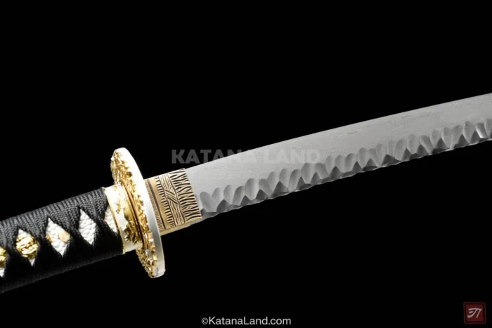 Elegant red katana for collectors