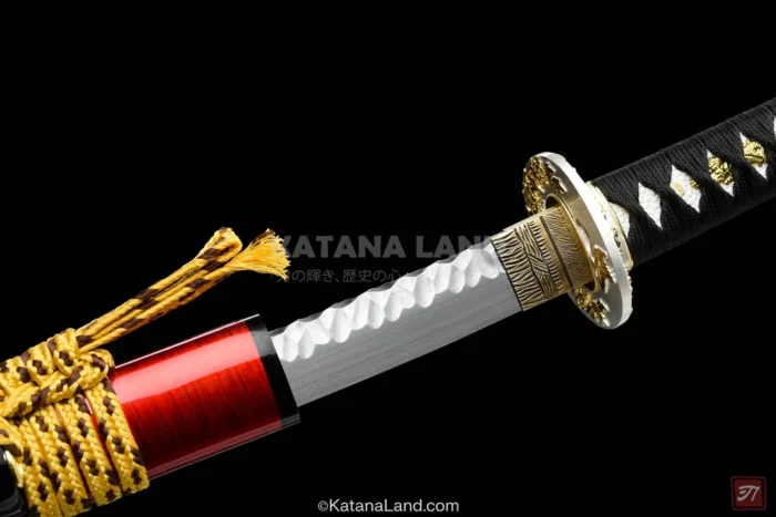 Functional katana sword with traditional craftsmanship