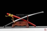 High-quality katana swords made from Damascus steel