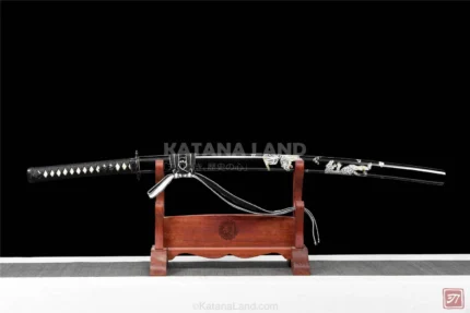 Tora Shura Katana with Damascus steel blade