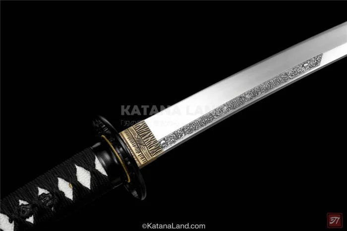 Elegant White Blade Katana