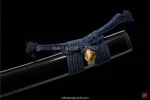 Hamon Finish on Black Katana Sword