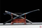 Elegant Gray Katana Swords