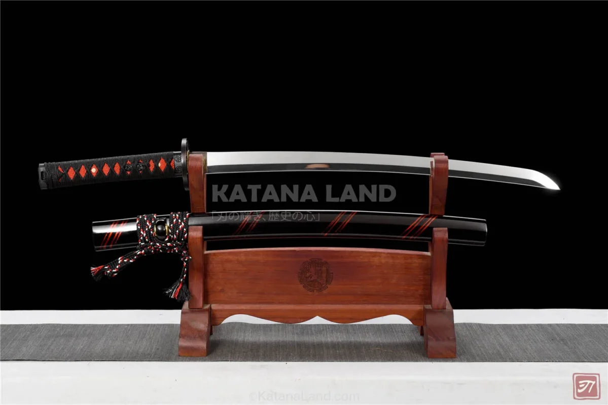 Black Mirror Finish Samurai Katana