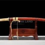 Crimson Lotus Katana with Manganese Blade