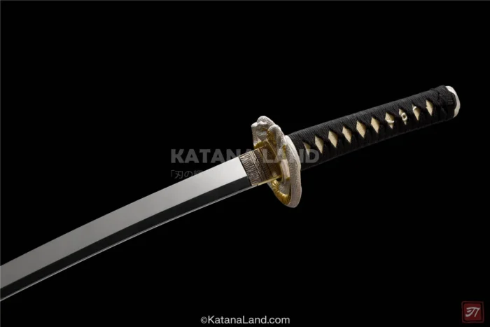 Unique mirror finish katana for display