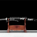 Silver Tiger Katana with Spring Steel Blade