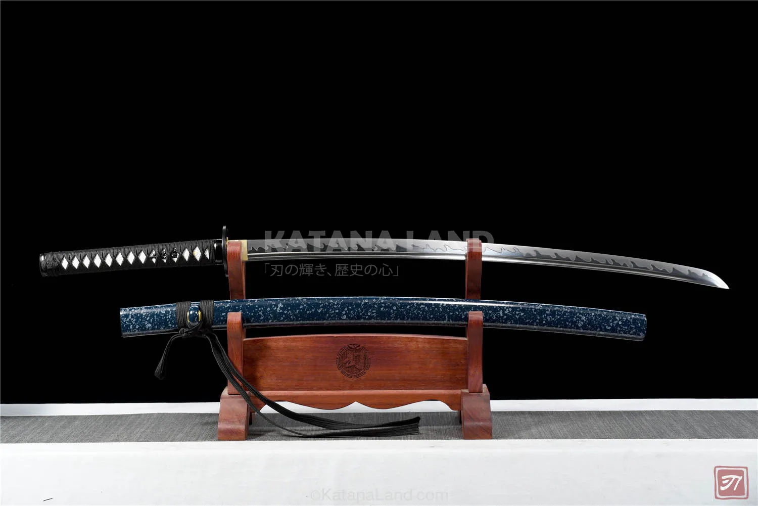 Purple Samurai Katana featuring BO-HI