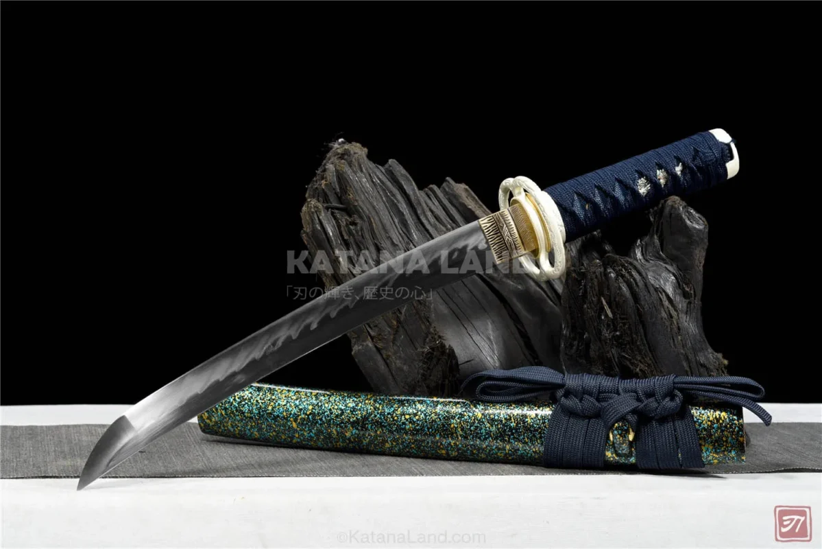 Black Samurai Katana with Hamon Feature