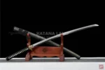 Hamon finish on Kangetsu Katana