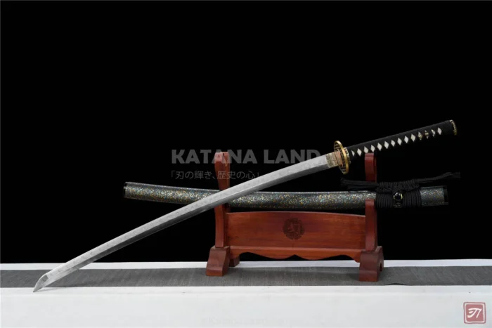 T10 Steel Katana swords in vibrant green