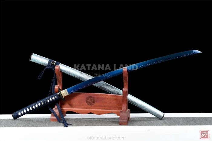 Handcrafted Azure Dragon Katana