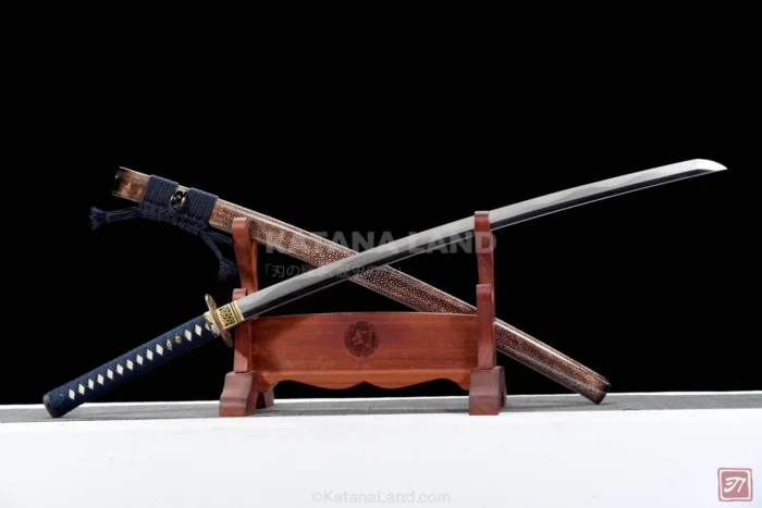 Hamon pattern on Shishi no Kōsokuball katana