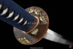 Samurai katana with unique Hamon finish