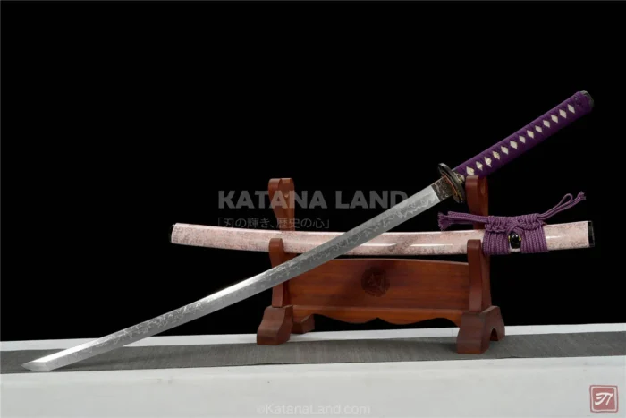 T10 Steel Katana swords in pink