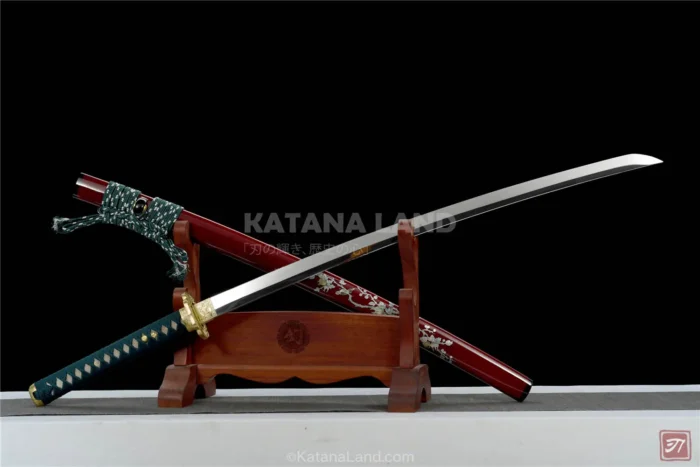 Elegant Red Katana for Collectors