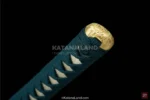 Elegant Samurai Sword with Red Handle