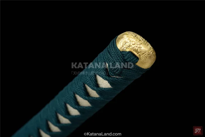 Elegant Samurai Sword with Red Handle