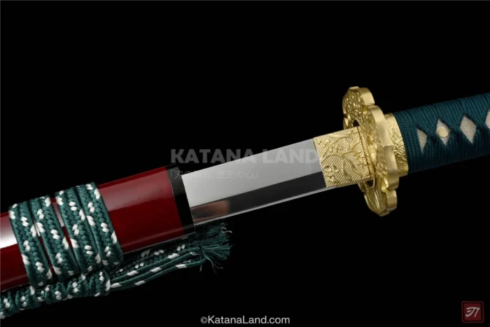 Eye-Catching Red Blade Katana