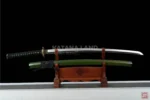 Red Samurai Katana with Mirror Finish