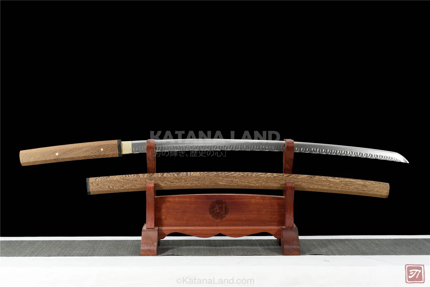 Green colored samurai katana for collectors