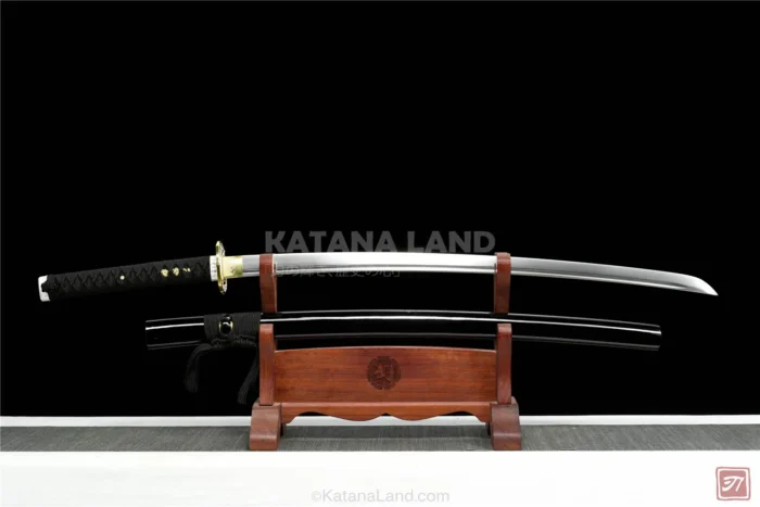 Black Samurai Katana with BO-HI Feature