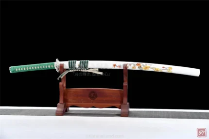 Harumai no Tachi samurai katana with Damascus steel blade