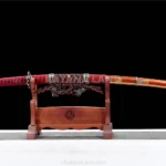 Blazing Katana with Damascus steel blade