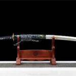 Kōbō no Tachi samurai katana with Damascus steel blade