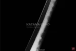 High-quality samurai katana with unique blade pattern