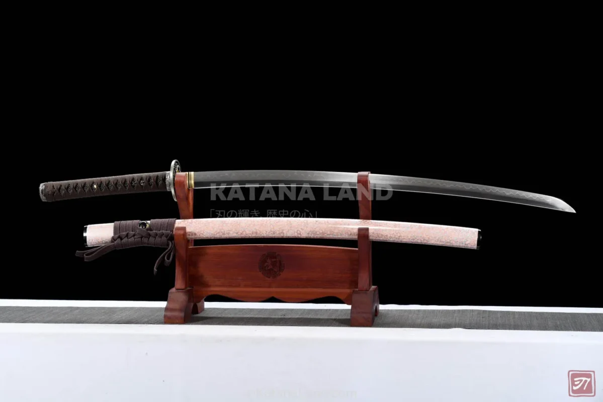 Pink Samurai Katana featuring Hamon