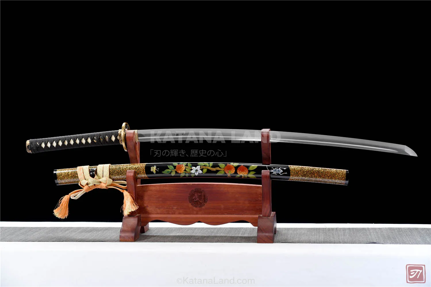 Black Samurai Katana Featuring BO-HI