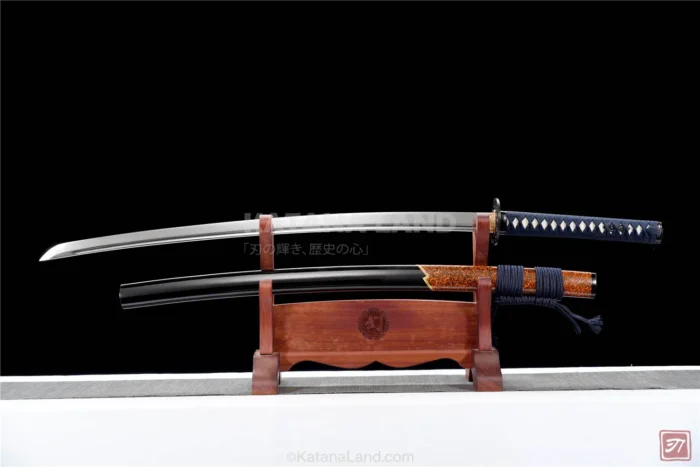 Black Samurai Katana with BO-HI