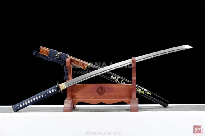 Elegant Black Katana with Unique Design